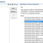 Android Manifest での Permission 設定 (2)